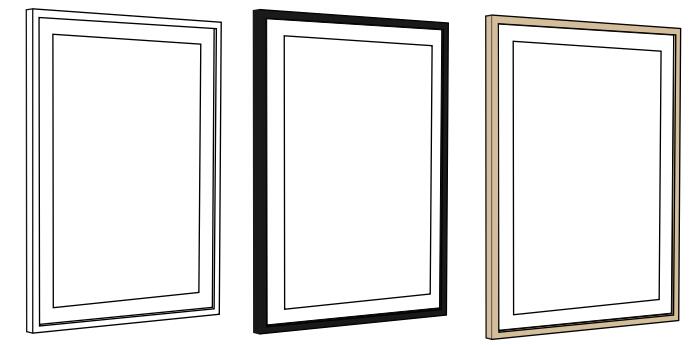 Oak picture Frame