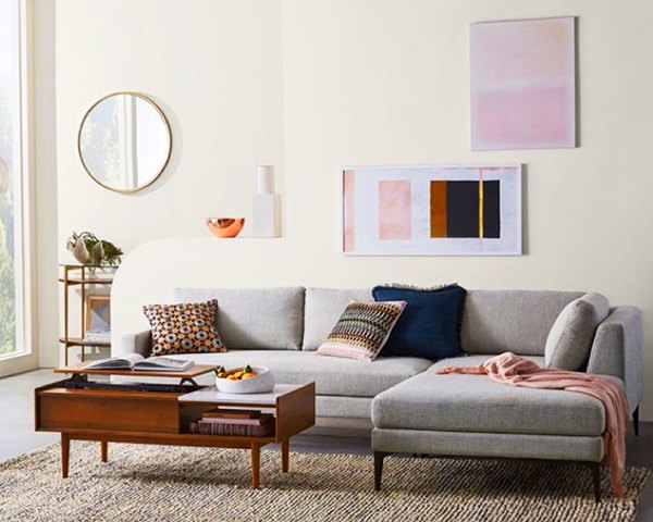 This cozy configuration defines a dedicated conversation area whil